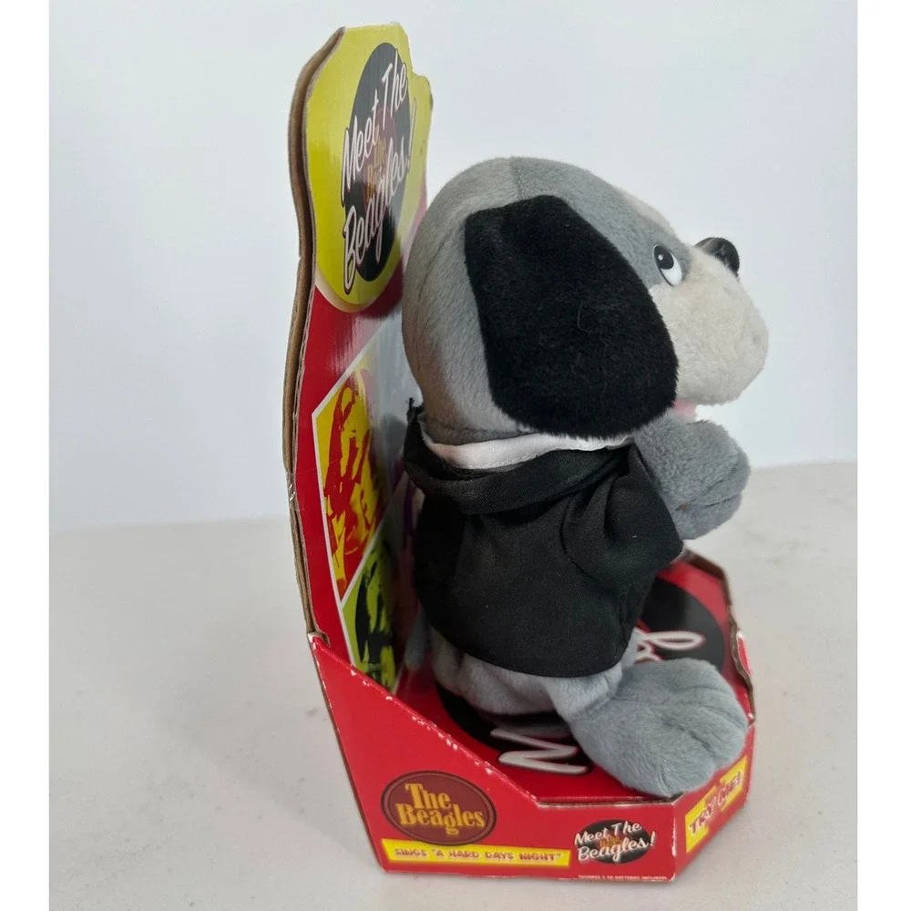 Gemmy Meet The Beagles Sings‎ A Hard Days Night Musical Plush Dog Beatles 2003